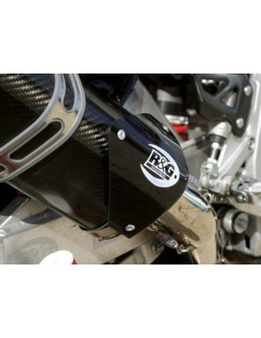 R&G RACING Guard for left Tri-oval muffler