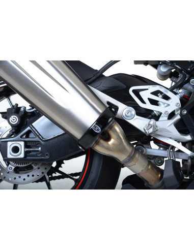 R&G RACING Exhaust Link Pipe Protector Black BMW S1000RR
