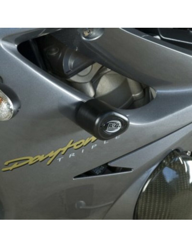 R&G RACING Aero Crash Pads Black Triumph Daytona 675/R