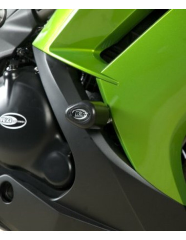 Tampons de protection R&G RACING Aero noir Kawasaki ER6-F