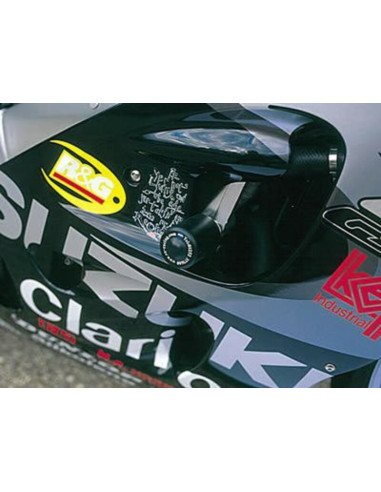 R&G RACING Classis Crash Pad White Suzuki GSX-R 600