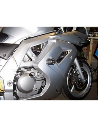 Tampons de protection R&G RACING Classic (axe de bras oscillant) noir Suzuki SV650S carénée