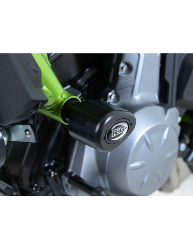 Tampons de protection R&G RACING Aero noir Kawasaki Z650