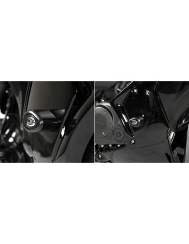 Tampons de protection R&G RACING Aero noir Honda CBF1000F/Travel