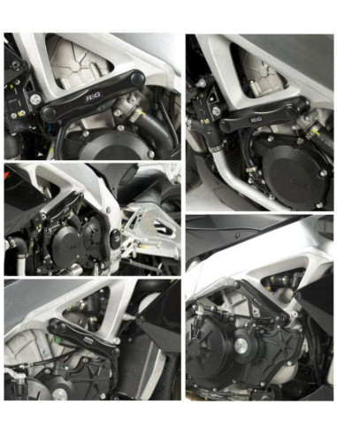 R&G RACING FRAME PROTECTION FOR APRILIA RSV4 09-11 FACTORY AND R + TUONO V4 2011