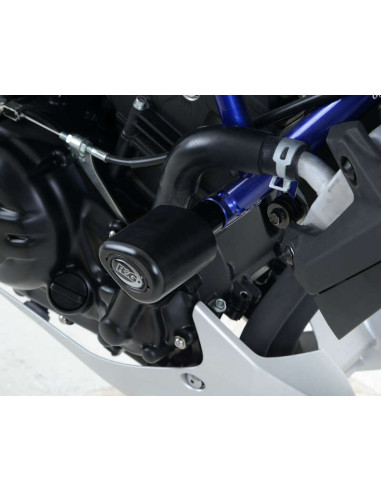 R&G RACING Aero Crash Protectors Black Yamaha MT-03