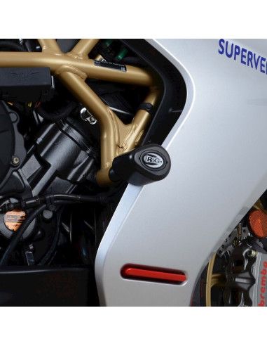 R&G RACING Aero Crash Pads - Black MV Agusta Superveloce 800