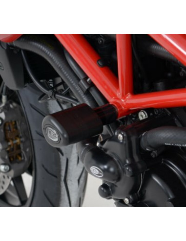 R&G RACING Aero Crash Pads Black Ducati Hypermotard/Hyperstrada 939