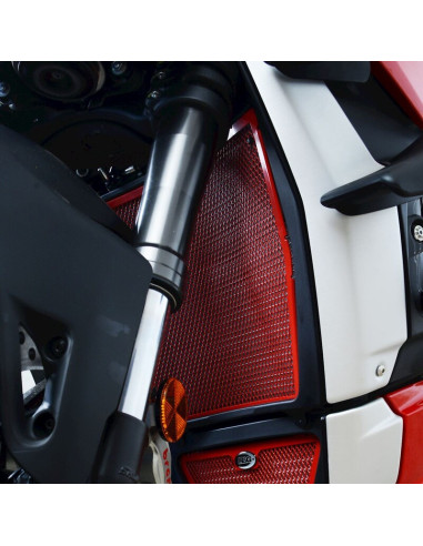 R&G RACING Radiator Guard Red - Ducati