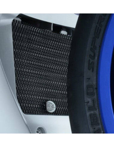 Protection de radiateur R&G Racing titane - Yamaha YZF-R1