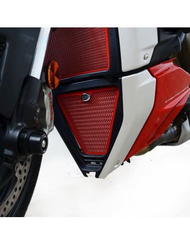 R&G RACING Oil Cooler Guard - Ducati Streetfighter V4