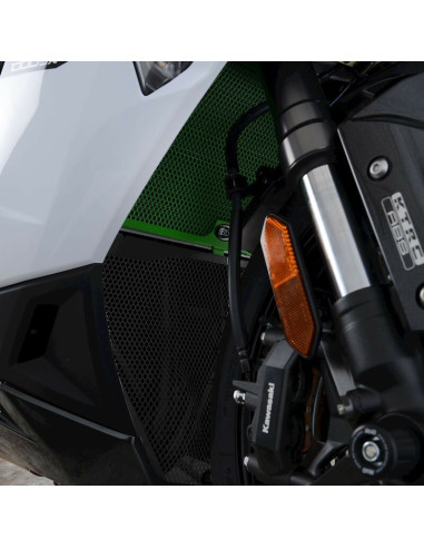 R&G RACING Radiator Guard Green Kawasaki Ninja 1000SX