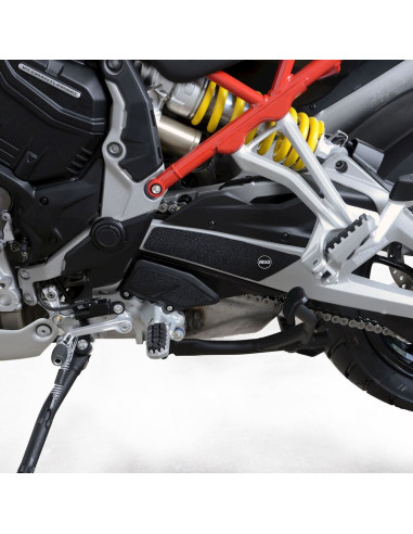 Kit protection de cadre R&G RACING - cadre/bras oscillant noir (3 pièces) Ducati Multistrada V4(S)