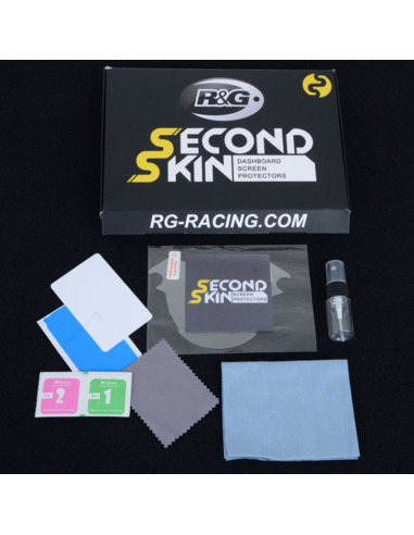 R&G RACING Second Skin Dashboard Screen Protector Kit Clear Ducati Panigale V4