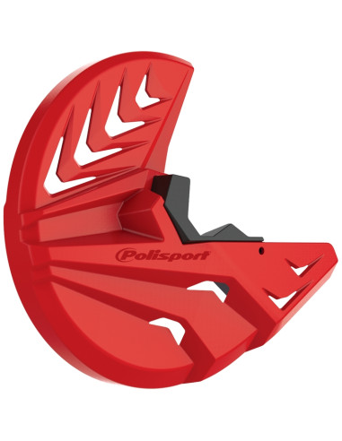 POLISPORT Front Disc Cover Red / Black