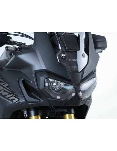 R&G RACING Headlight Shield Translucent Honda Africa Twin 1000
