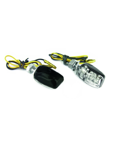 BIHR Micro 6 LED Indicators Carbon Universal