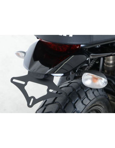 R&G RACING License Plate Holder Black Ducati Scrambler Sixty2