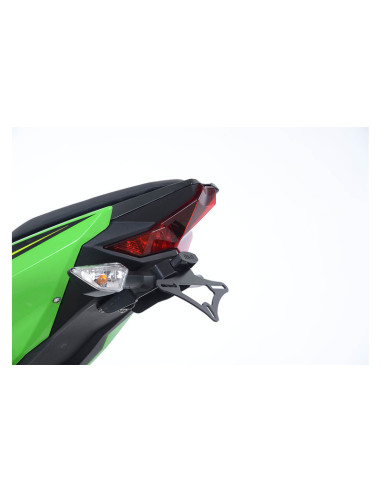 R&G RACING License Plate Holder Black Kawasaki Ninja 400