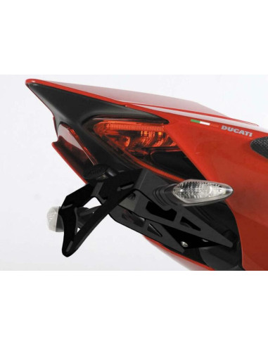 R&G RACING Licence Plate Holder Black Ducati Panigale