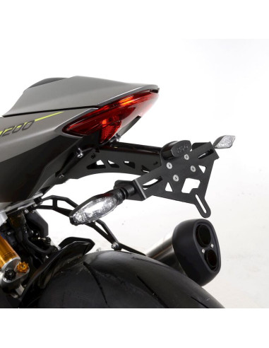 R&G RACING Licence Plate Holder - Black Triumph Speed Triple 1200 RS