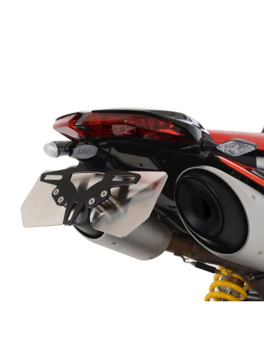 Support de plaque R&G RACING - noir Ducati Hypermotard 950 (SP/RVE)