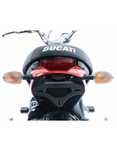 Support de plaque noir R&G RACING Ducati Scrambler Icon