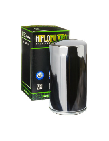 HIFLOFILTRO Oil Filter Chrome - HF173C