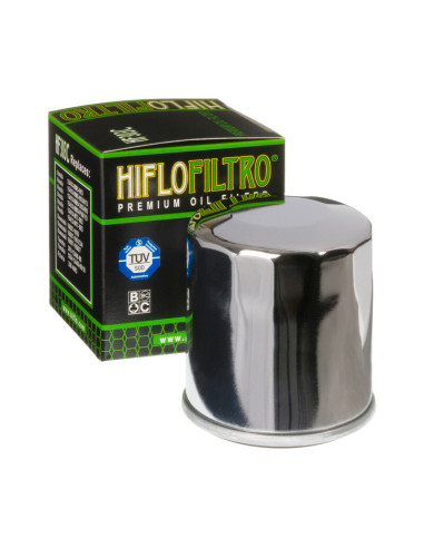 HIFLOFILTRO Oil Filter Chrome - HF303C