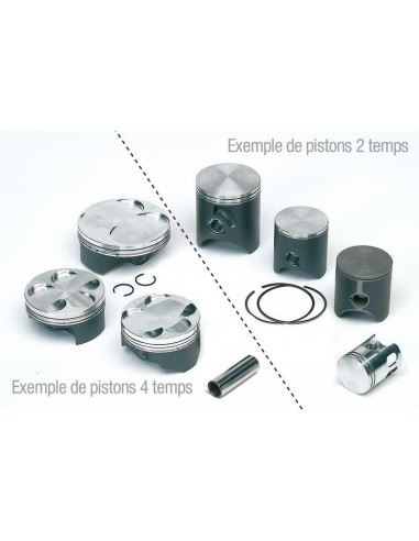 Piston forgé VERTEX Ø 53,96 pour culasse VHM KTM/Husqvarna 125