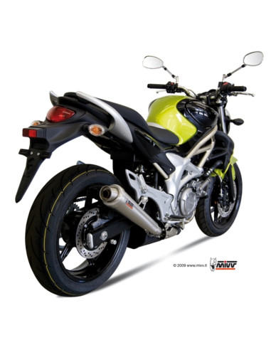 MIVV X-CONE Stainless Slip-On Suzuki Gladius 650