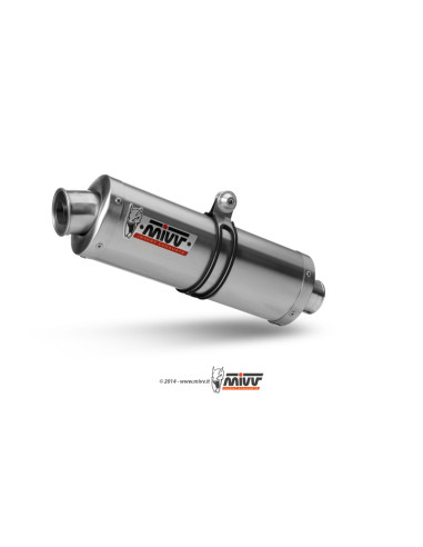 Silencieux MIVV Oval Classic inox Aprilia RSV1000