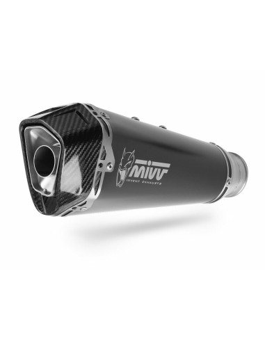 MIVV Delta Race Muffler Steel Black/Carbon End Cap KTM 1290 Superduke GT