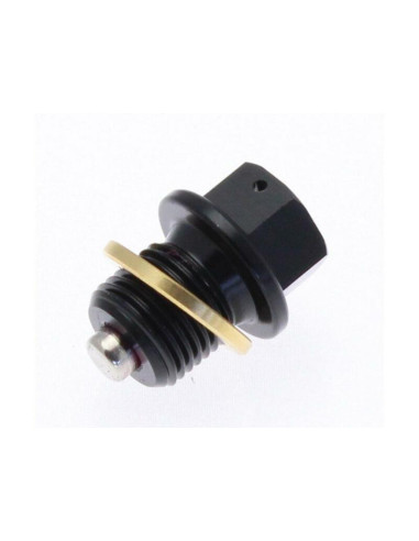 TECNIUM Magnetic Oil Drain Plug - Aluminium Black M12x1,25x14