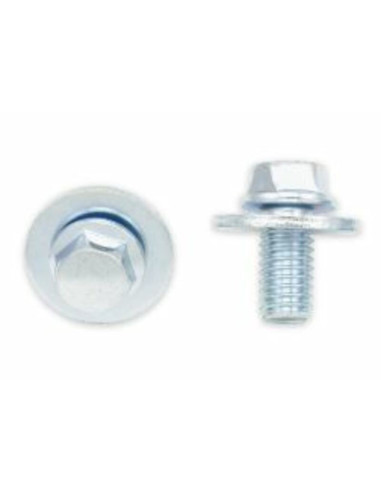 Kit of M6X 1X12mm Bolt screws and washers, by 10