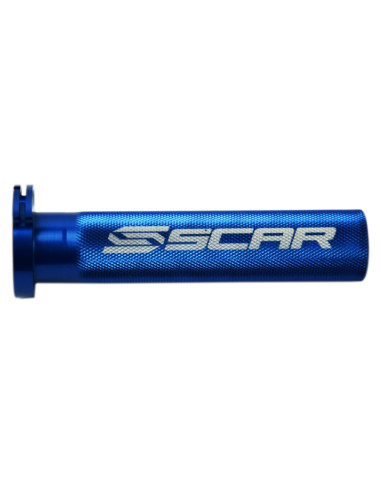 SCAR Throttle Tube Aluminium + Bearing Blue Yamaha YZ65