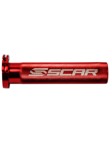 SCAR Throttle Tube Aluminium + Bearing Red