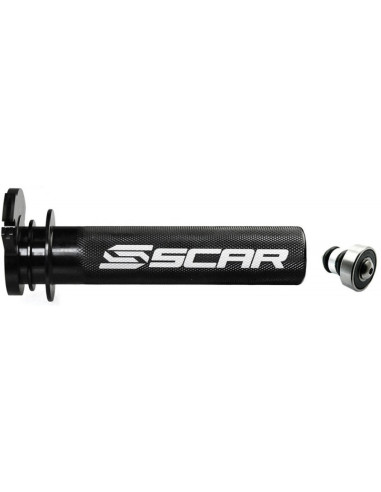 SCAR Aluminium Throttle Tube + Bearing Black - Husqvarna / GAS GAS