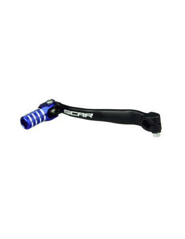 SCAR Shift Lever Matte Black/Blue Endpiece Yamaha YZ85