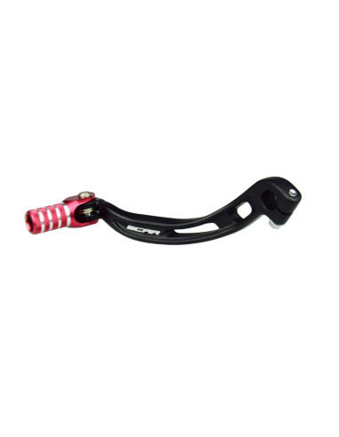 SCAR Gear Shift Lever Black with Red Endpiece Beta RR250/300