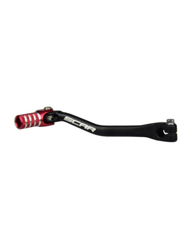 SCAR Gear Shift Lever Black with Red Endpiece Gasgas