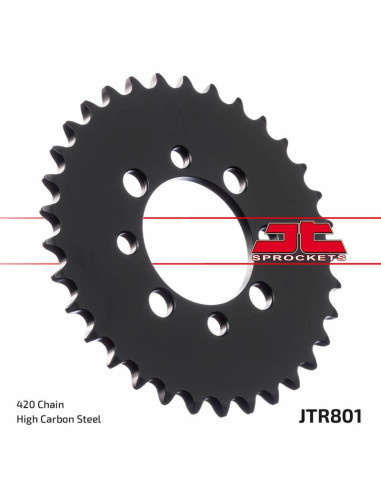 JT SPROCKETS Steel Standard Rear Sprocket 801 - 420