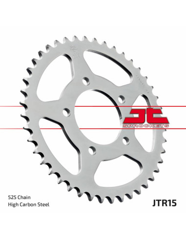 Couronne JT SPROCKETS acier standard 15 - 525