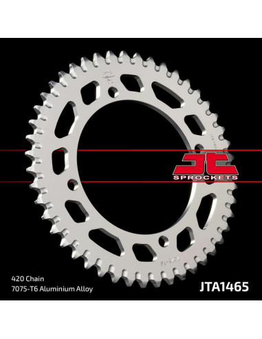 JT SPROCKETS Aluminium Ultra-Light Self-Cleaning Rear Sprocket 1465 - 420