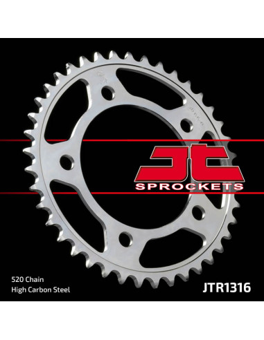 Couronne JT SPROCKETS acier standard 1316 - 520