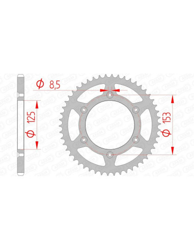 Couronne AFAM acier standard 10212 - 520