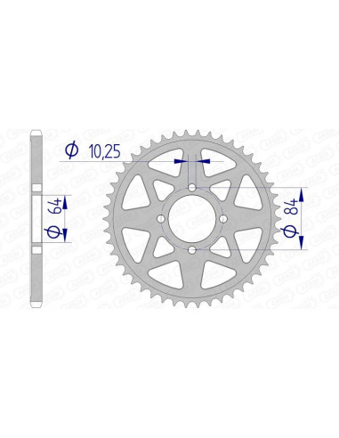 AFAM Aluminium Rear Sprocket 15310 - 520