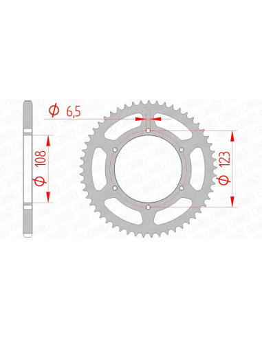 Couronne AFAM acier standard 92114 - 420