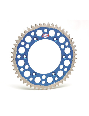 RENTHAL Twinring Aluminium Ultra-Light Self-Cleaning Hard Anodized Rear Sprocket 1500 - 520