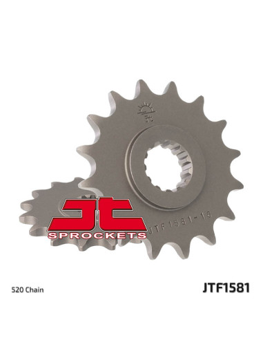 JT SPROCKETS Steel Standard Front Sprocket 1581 - 520